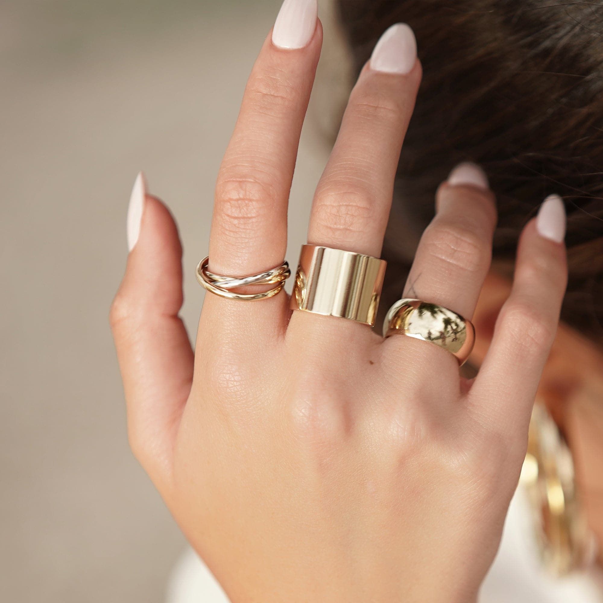 Thick Flat Ring by eklexic jewelry