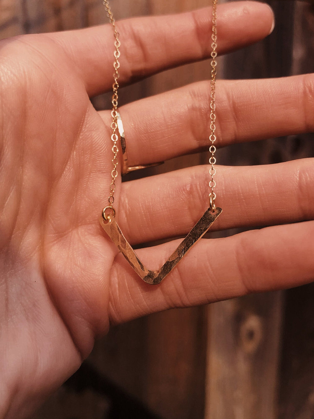 V Necklaces by Toasted Jewelry