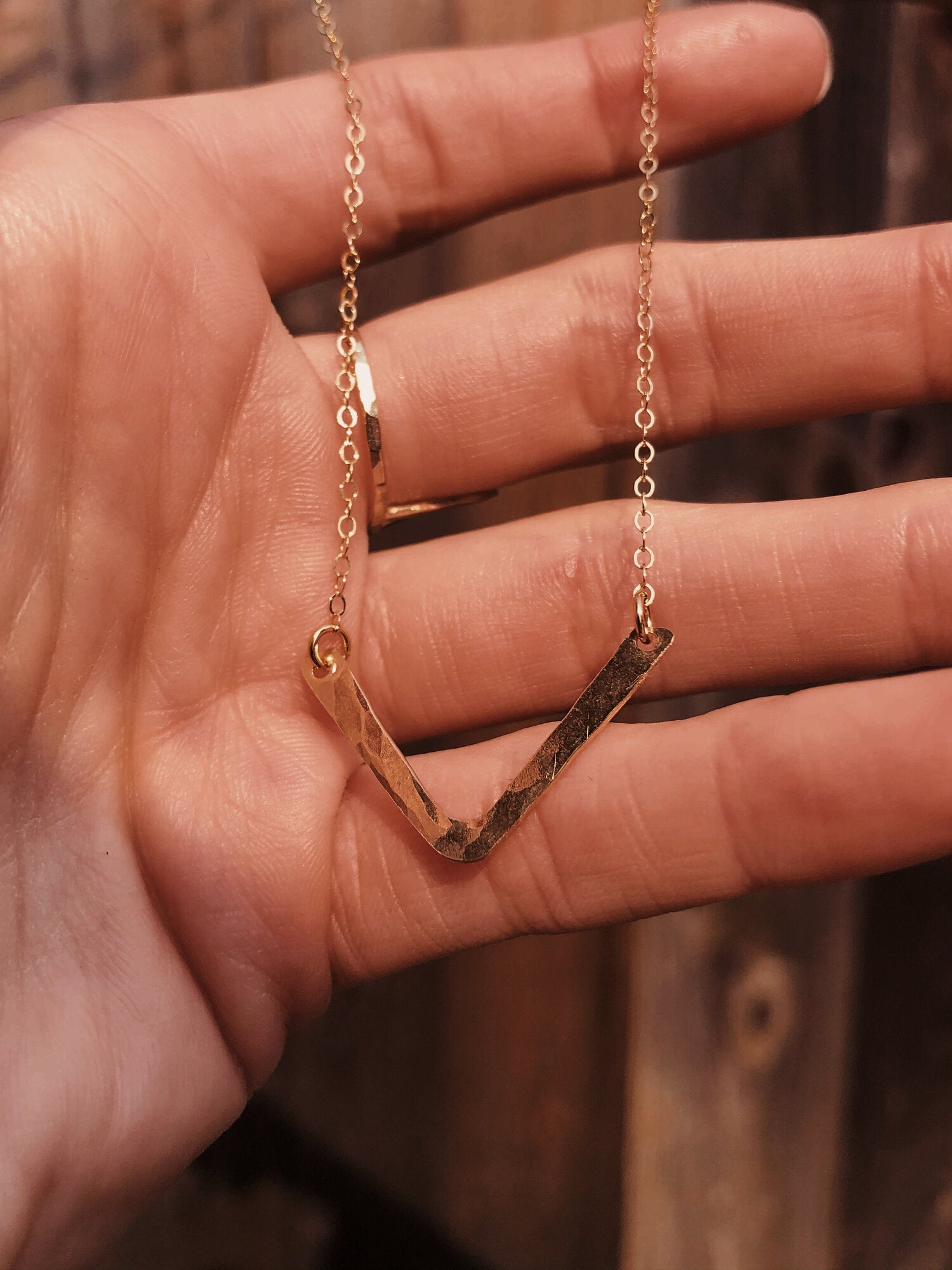V Necklaces by Toasted Jewelry